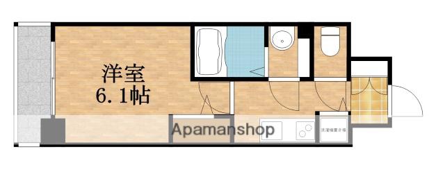 ADVANCE大阪城北フィエルテ(1K/3階)の間取り写真