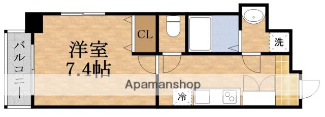 レオンヴァリエ都島北通(1K/7階)の間取り写真