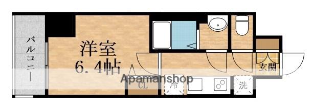 PRESSANCE桜ノ宮イーサリアル(1K/3階)の間取り写真