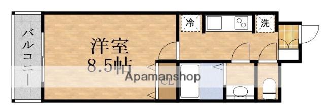 SPLENDIDE京橋イースト(1K/6階)の間取り写真