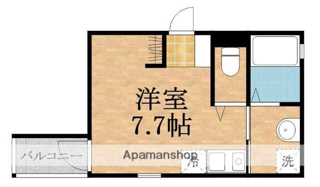 K&A鴫野西(ワンルーム/3階)の間取り写真