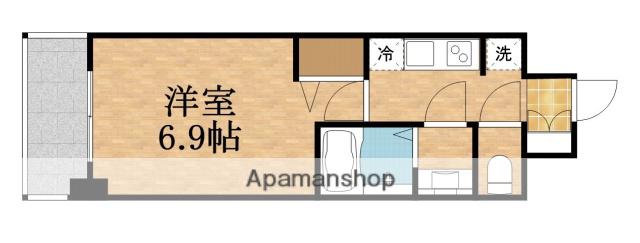 スワンズシティ大阪城コスタ(1K/7階)の間取り写真