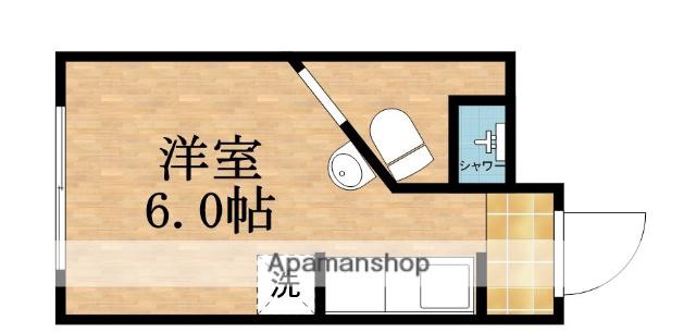 コレクション関目弐番館(ワンルーム/3階)の間取り写真