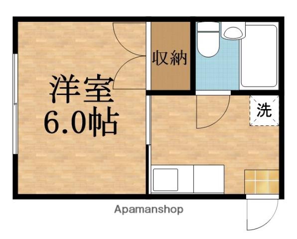 RHYTHM野江(1K/3階)の間取り写真