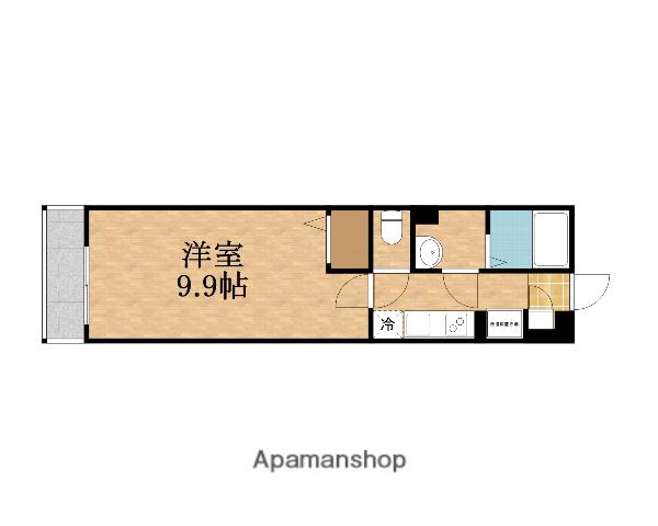 リブリ・フェリア—ド(1K/1階)の間取り写真