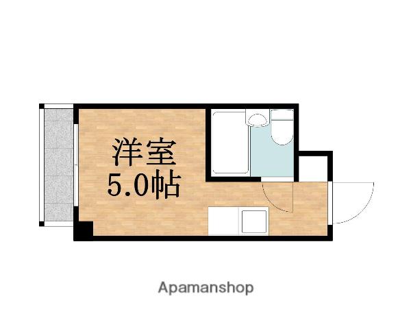 シティハイツ成育(ワンルーム/2階)の間取り写真
