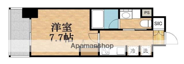 URBANLINK森小路駅前(1K/3階)の間取り写真