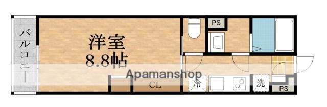 リブリ・アベリア(1K/1階)の間取り写真