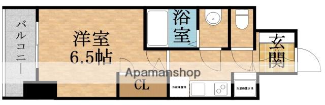 S-RESIDENCE都島ELEGANT(1K/11階)の間取り写真