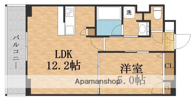 ESTAGEOSEKIME TAKADONO(1LDK/4階)の間取り写真