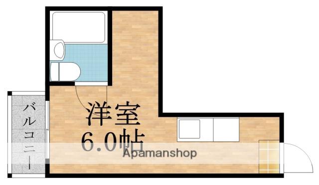 パレド森小路(ワンルーム/5階)の間取り写真