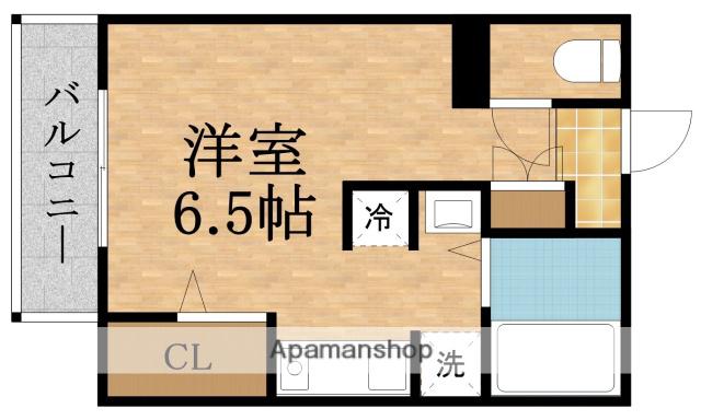 REGIA 緑橋(ワンルーム/2階)の間取り写真