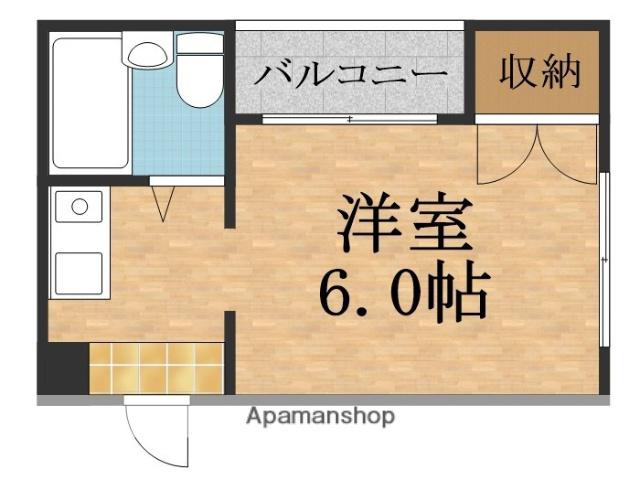 COLLECTION城北Ⅱ(ワンルーム/2階)の間取り写真