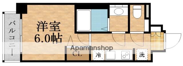 プレサンス野江内代ペルティエ(1K/11階)の間取り写真