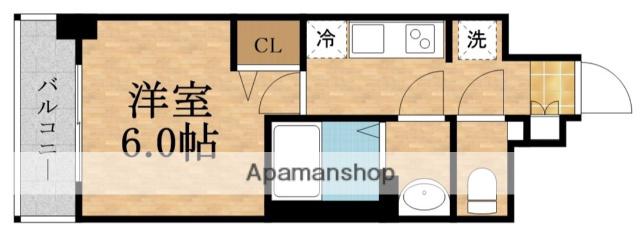 プレサンス野江内代ペルティエ(1K/11階)の間取り写真