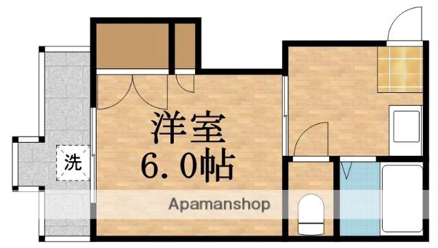 メゾン関目(1K/5階)の間取り写真