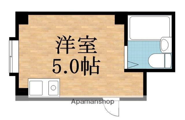 ジオナ深江橋(ワンルーム/6階)の間取り写真