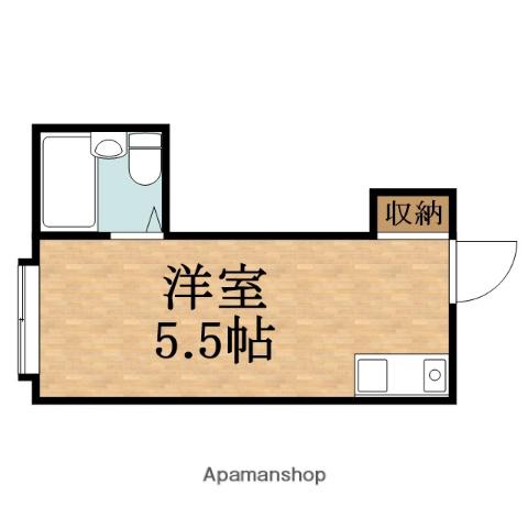 ジオナ野江(ワンルーム/3階)の間取り写真