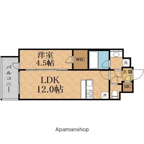 SPLENDIDE SHINOSAKA Ⅵ(1LDK/6階)の間取り写真