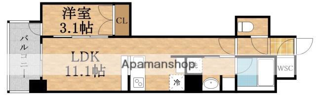 リビオメゾン新大阪(1LDK/7階)の間取り写真