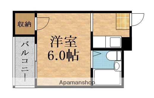 大樹ハイツ2(1K/3階)の間取り写真