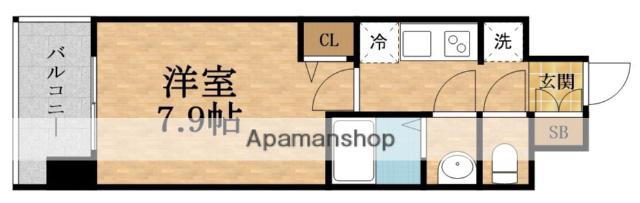 PRESSANCE ネオ 上新庄 プライムクルーズ(1K/6階)の間取り写真