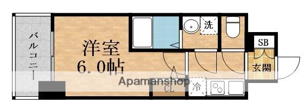 エスリード新大阪ザ・プレミアイースト(1K/11階)の間取り写真