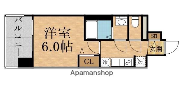 PRESSANCE西淡路LEGGERO(1K/14階)の間取り写真