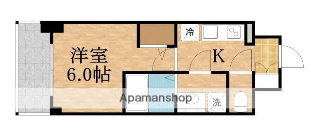 エスリード ザ・グラン大阪ノース(1K/10階)の間取り写真