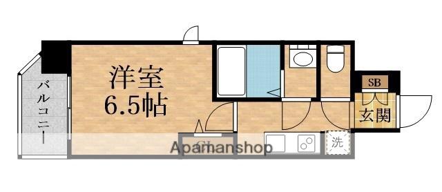 FOR REALIZE淡路ライツ(1K/10階)の間取り写真