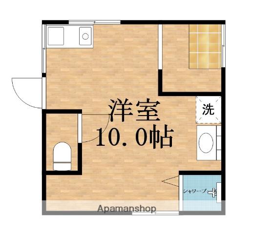 大阪メトロ谷町線 千林大宮駅 徒歩13分 1階建 築74年(ワンルーム)の間取り写真