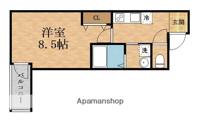 フジパレス今津中ウエスト(1K/2階)の間取り写真