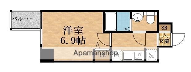 エグゼ大阪CITYルーエ(1K/5階)の間取り写真