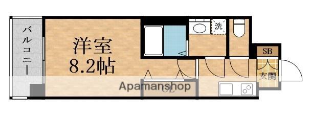 リヴェント玉造(1K/7階)の間取り写真