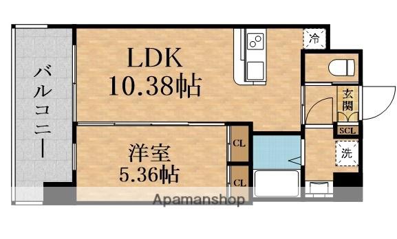 プレジオ城東(1LDK/11階)の間取り写真