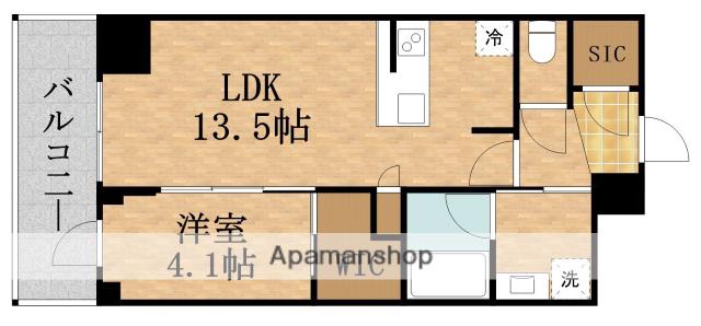 GEO TOWER OSAKA JUSO(1LDK/11階)の間取り写真