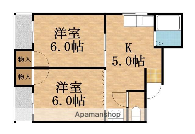 パシフィックヴィラ新森(1K/3階)の間取り写真