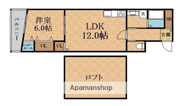 8FOREST MORINOMI(1LDK/7階)の間取り写真