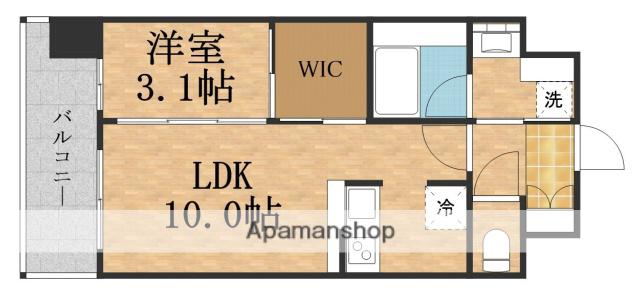 URBAN GRANDE SHIN-OSAKA(1LDK/6階)の間取り写真