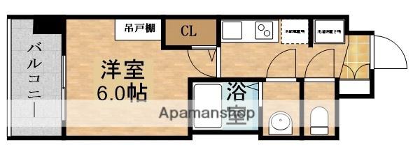 PRELIS NEO OSAKA JUSO ELVION(1K/14階)の間取り写真
