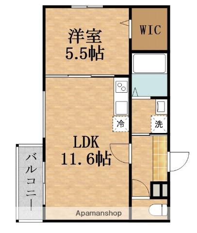グランシール(1LDK/3階)の間取り写真