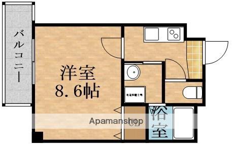 AVERE早苗(1K/4階)の間取り写真