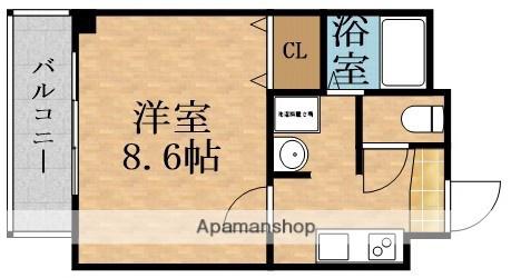 AVERE早苗(1K/8階)の間取り写真