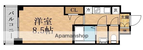 AVANCE OSAKA LUANA(1K/6階)の間取り写真