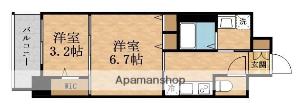 MAKES OSAKA TSURUMI(2K/3階)の間取り写真