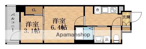 MAKES OSAKA TSURUMI(2K/7階)の間取り写真