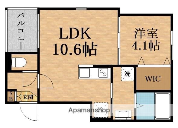 PALACI0 KUNIJIMA(1LDK/1階)の間取り写真
