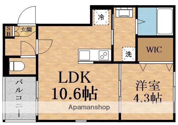 PALACI0 KUNIJIMA(1LDK/1階)の間取り写真