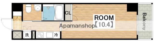 フェニックスレジデンス堺東(1K/7階)の間取り写真