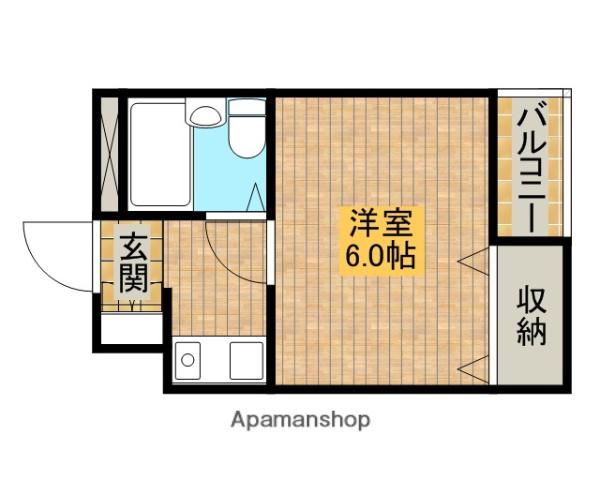 さつきハイツ(1K/1階)の間取り写真